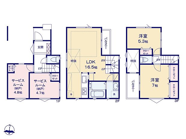 2号棟【間取図】
