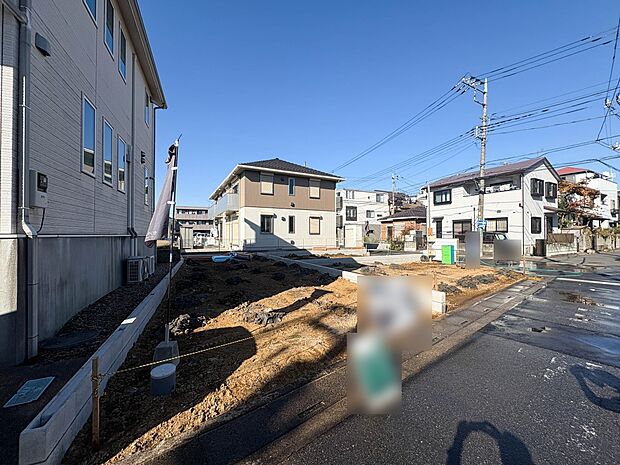 3号棟【現地外観】家の良し悪しだけでなく周辺環境も重要なポイント。