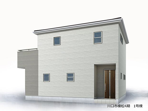 【完成予想図】  堂々たるファザード。優美に佇む外観。暮らす家族と来訪者の目をの楽しませる演出。