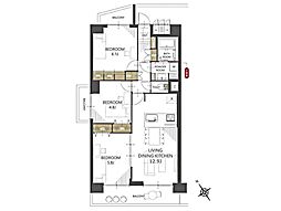 間取図画像 3LDK