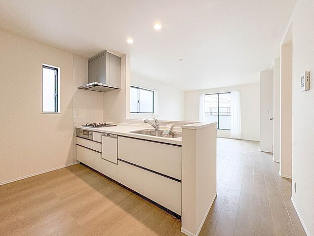 B号棟【LDK17.62帖 大型パントリーつき】流行に左右されず、将来にわたって価値が継続する「上質」な佇まい。おしゃれな雰囲気や自然の潤い、親しみやすさといった個性を、街に新たな価値をもた…