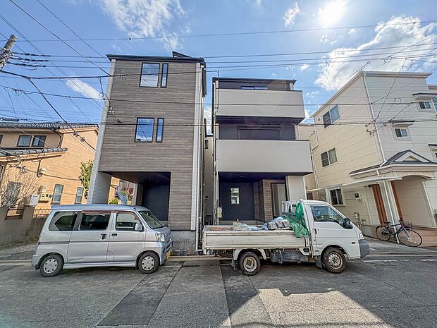 【外観】家族の温かさと陽光の暖かさ、楽しい毎日と明るい未来を予感させる「空間が織り成すひとつ先の住み心地」を演出します。