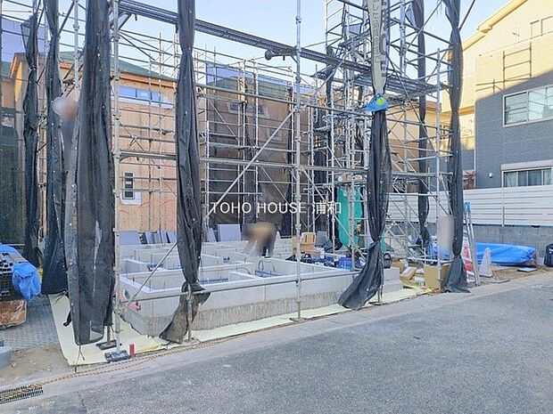 A号棟【外観】『東大宮』駅徒歩12分、全3区画の売地になります。  