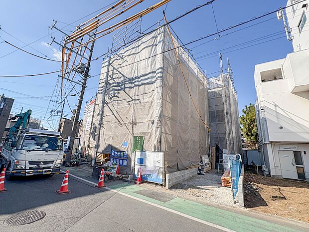 3号棟【前面道路7ｍ】車の通行が少ないので、静かな住環境を維持することができます。