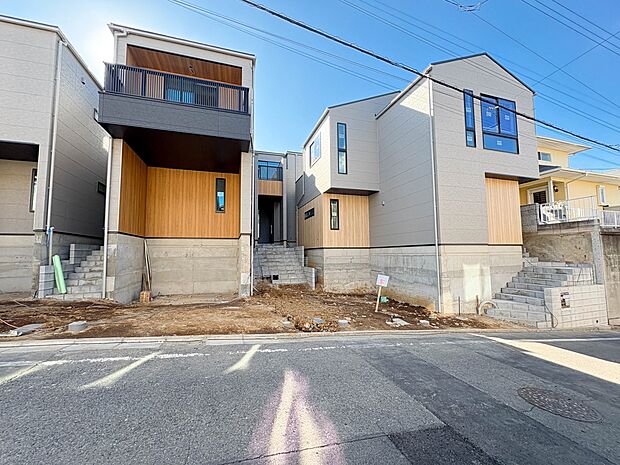 【外観】モデル棟のご案内も可能です。ぜひ、現地と近隣の施工例を御見学ください。