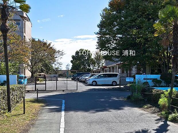 中学校 1640m 市立蓮田南中学校(・販売現地より 徒歩2分!お家の窓から校舎を望む近さ。)