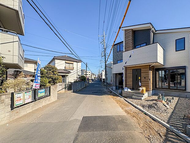 【前面道路6.3ｍ】車の通行が少ないので、静かな住環境を維持することができます。