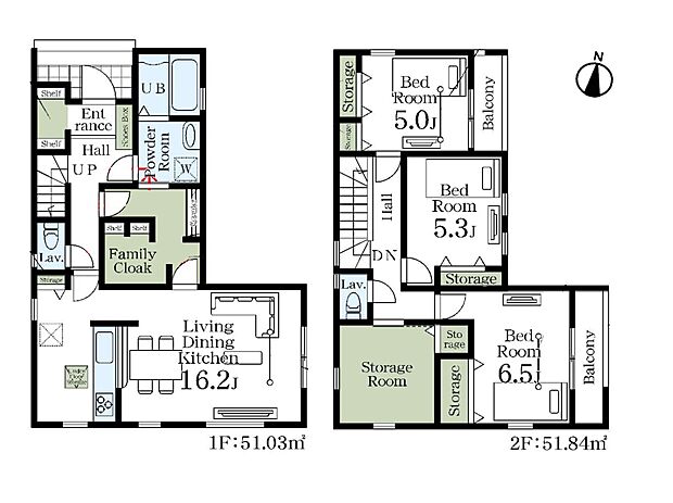 1号棟【間取り図】