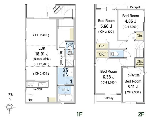 1号棟【間取り図】