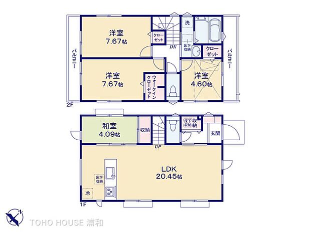【間取り図】土地面積100.59m2　建物面積99.36m2