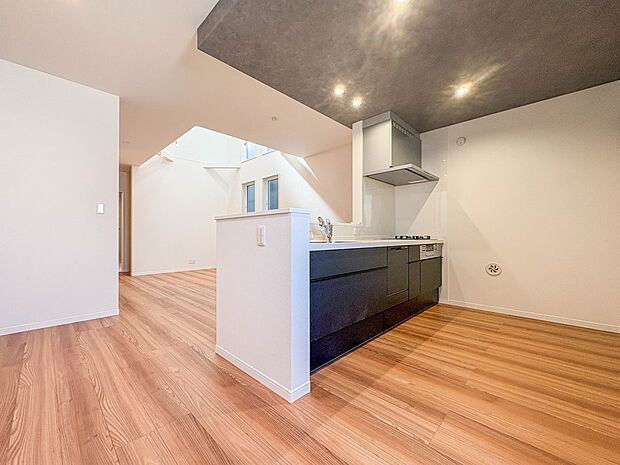 【LDK16.25帖】ホームパーティーでもゲストと一緒に料理を楽しみながら楽しい時間を過ごせそう。