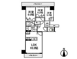 間取図画像 3LDK