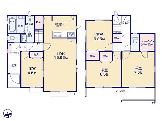 【B号棟間取り図】