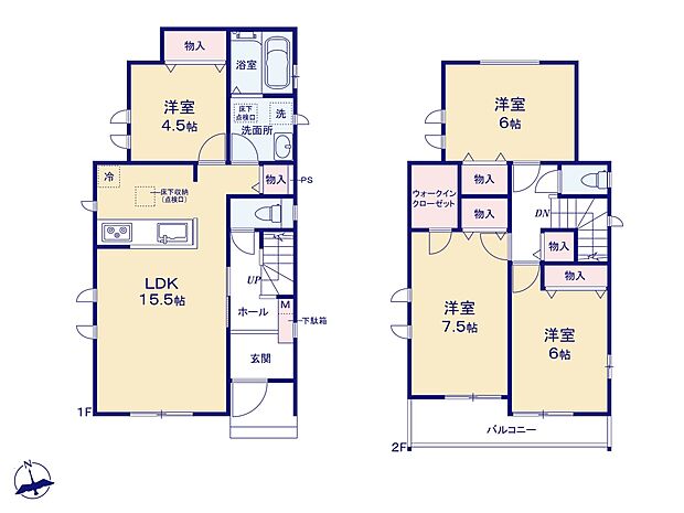 【A号棟間取り図】