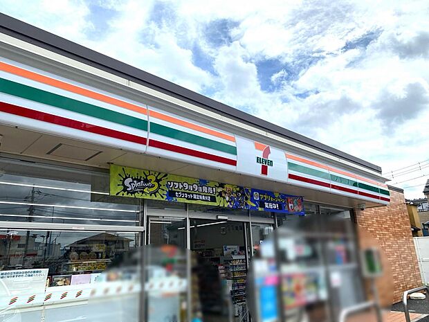 コンビニ 750m セブンイレブン安行原店