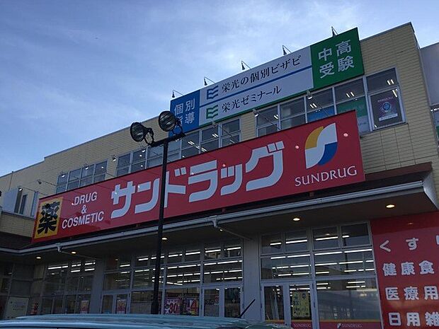 ドラッグストア 850m サンドラッグ 大宮日進店 (【サンドラッグ 大宮日進店】 徒歩12分)