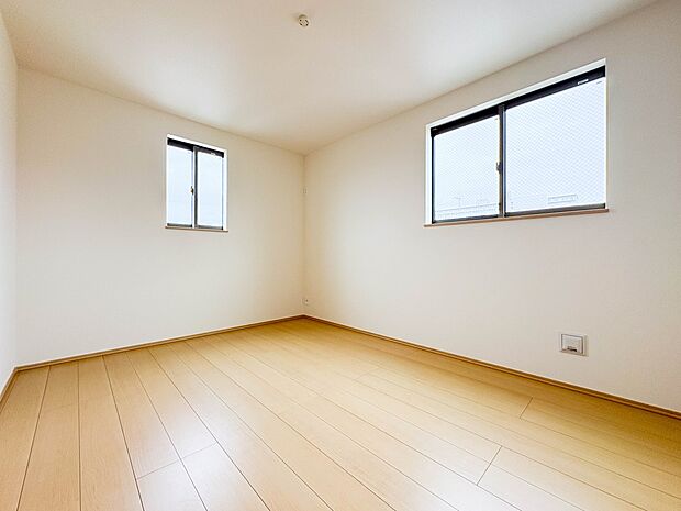 【洋室6帖】充実した生活は伸びやかな居室空間から始まります。快適に・伸びやかに。心の潤いを求める方々へ。