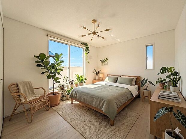 通風・採光に優れ、心地よい光と風が溢れています。 贅沢で豊かな居住性と、プライドを満たすクオリティが見事に調和した住空間。新築ならではの快適なひとときをご体感頂ける筈です。