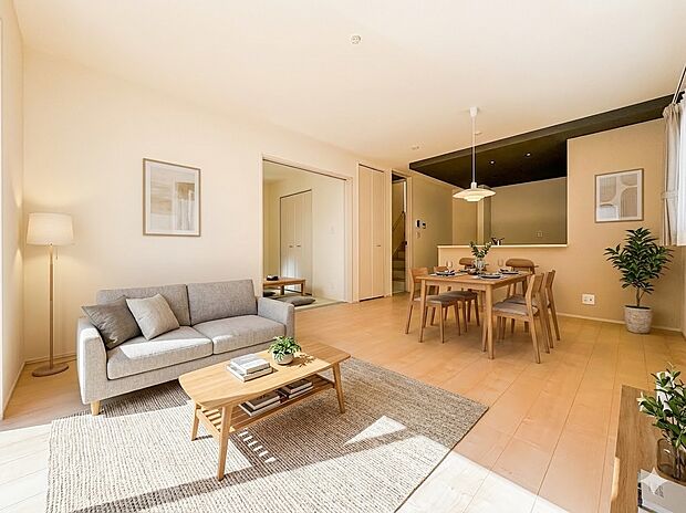 3号棟【LDK16帖】流行に左右されず、将来にわたって価値が継続する「上質」な佇まい。家具はCGで実際にはつきません。