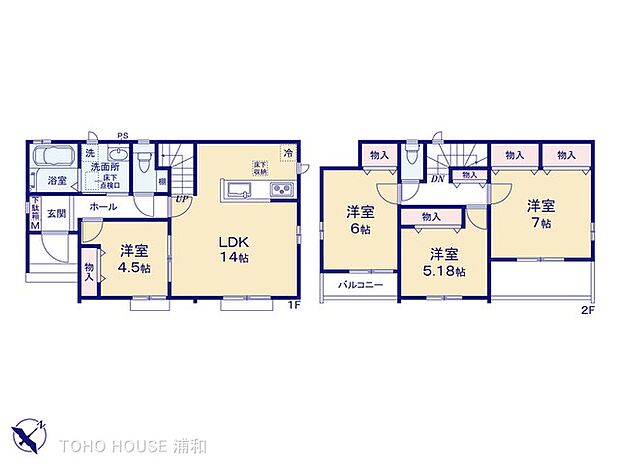 B号棟【間取り図】
