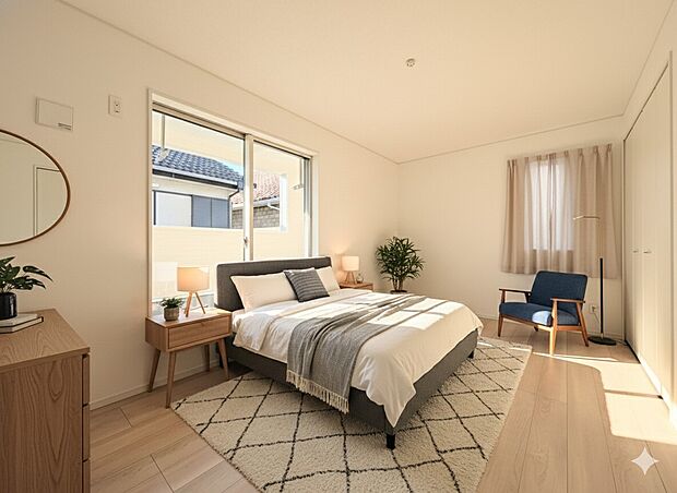 充実した生活は伸びやかな居室空間から始まります。快適に・伸びやかに。心の潤いを求める方々へ。