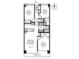間取図画像 3LDK