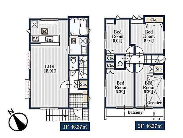 1号棟【間取り図】