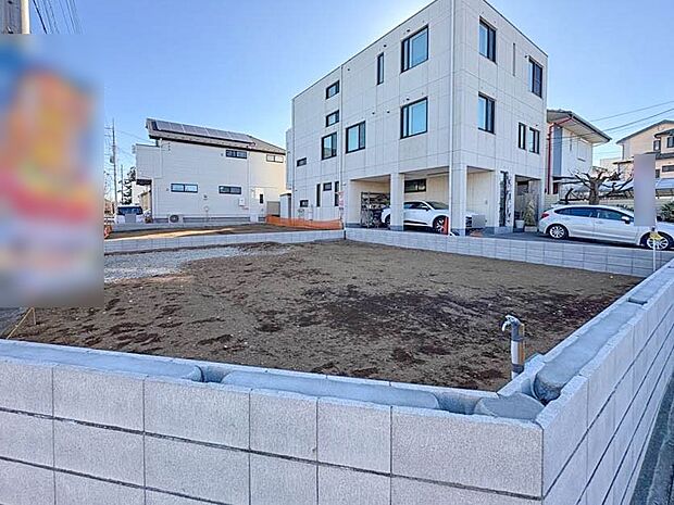 【外観】JR『土呂』駅徒歩15分の好立地。32.8坪のひろびろとした敷地面積となっております。