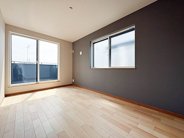 【寝室6.8帖】充実した生活は伸びやかな居室空間から始まります。快適に・伸びやかに。心の潤いを求める方々へ。