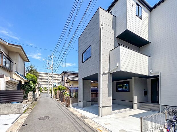 【外観】陽当りや通風性など各所に施された工夫で住みやすさを実現。部屋の大きさや周辺環境・街並など、資料には掲載していない情報が現地にはたくさんございます。是非ご確認下さい。