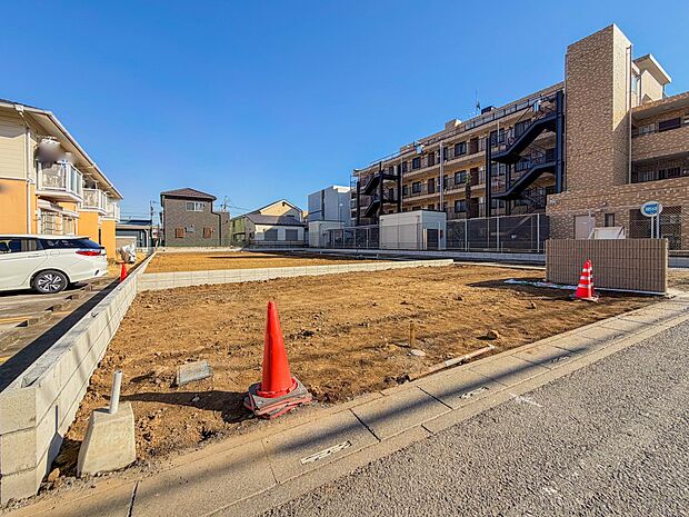 【現地外観】モデル棟のご案内も可能です。ぜひ、現地と近隣の施工例を御見学ください。