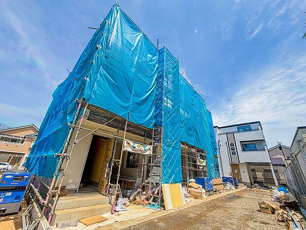【現地外観】モデル棟のご案内も可能です。ぜひ、現地と近隣の施工例を御見学ください。