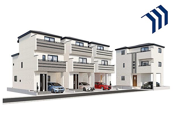 【完成イメージ図】現地確認と併せてモデル棟で仕様設備をご確認いただけます。