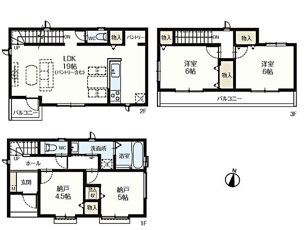 【間取-D号棟-】