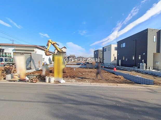 1号棟【前面道路6ｍ】車の通行が少ないので、静かな住環境を維持することができます。