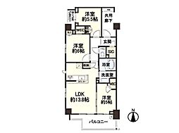 間取図画像 3LDK
