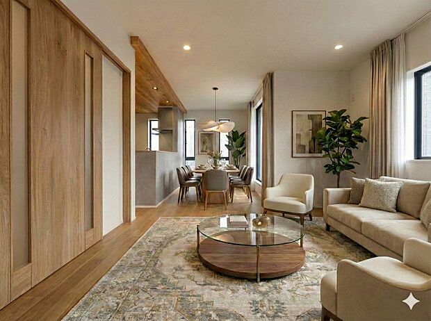 家具はCGです。