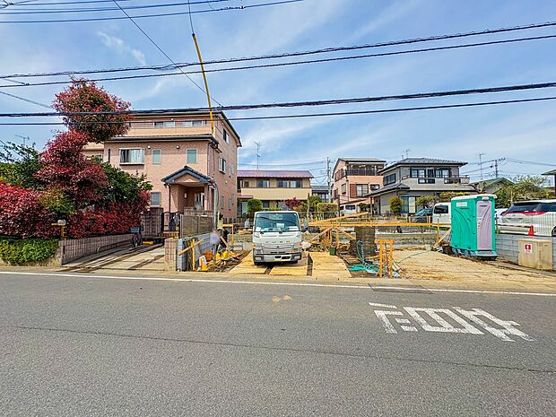 【完成予想図】完成予想図です。建築中は、現地のご見学に加えて近隣の完成物件をご覧いただき、イメージを掴んでいただけるようご案内いたします。