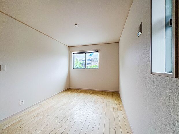 1号棟【洋室6帖】充実した生活は伸びやかな居室空間から始まります。快適に・伸びやかに。心の潤いを求める方々へ。
