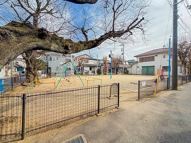 公園 80m なかよし公園(なかよし公園(目の前過ぎても困るし、遠すぎても困るのが公園です。適度な位置にあって欲しい公園ですが、ここならお散歩コースとしてもピッタリだと思います。))