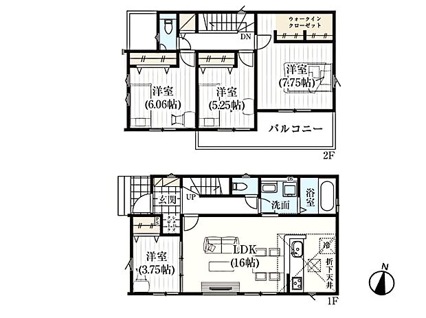 【間取り図】敷地面積/235.63m2 (71.27坪) 建物面積/96.88m2(29.30坪）