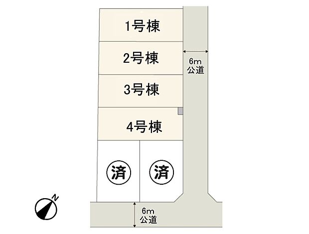 【区画図】是非とも現地をご確認ください。
