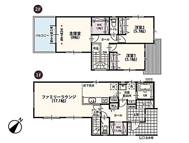 1号棟【間取り図】