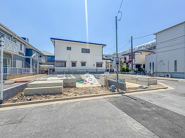 【外観】モデル棟のご案内も可能です。ぜひ、現地と近隣の施工例を御見学ください。