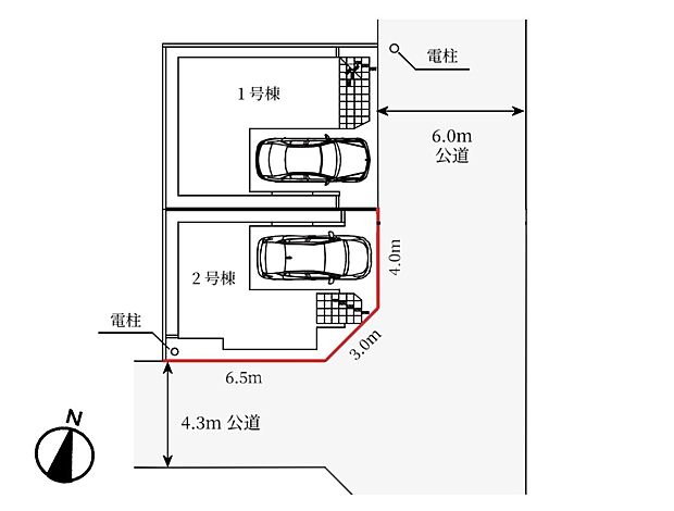 【区画図】是非とも現地をご確認ください。