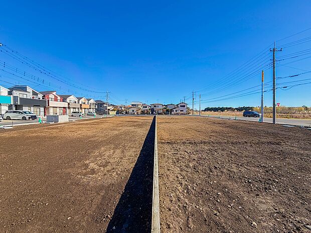 【現地外観】全棟がキレイな整形地です。