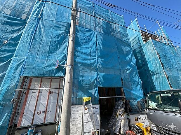 3号棟【現地外観】陽当りや通風性など各所に施された工夫で住みやすさを実現。部屋の大きさや周辺環境・街並など、資料には掲載していない情報が現地にはたくさんございます。是非ご確認下さい。