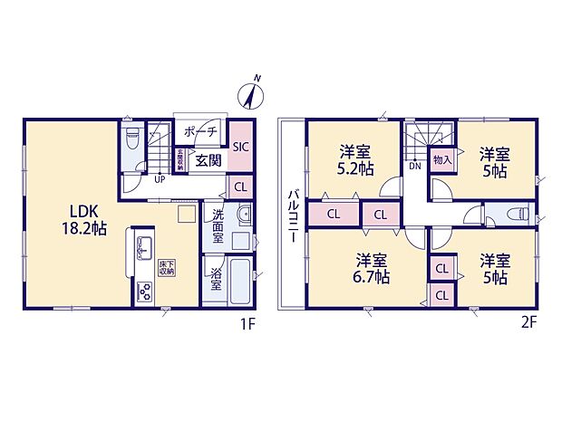 2号棟【間取り図】
