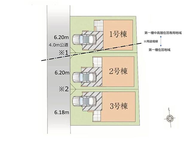 【区画図】是非とも現地をご確認ください。