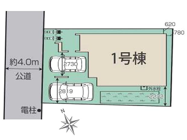 区画図 図面と異なる場合は現況を優先